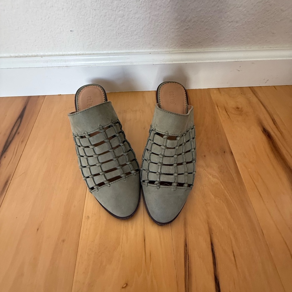 Women's Woven Slip-On Mules